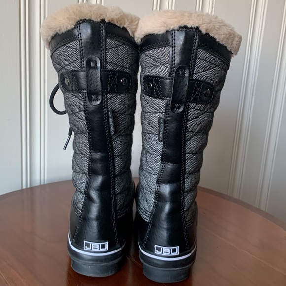 JBU Winter Boots Black Size 7 - Picture 3 of 13